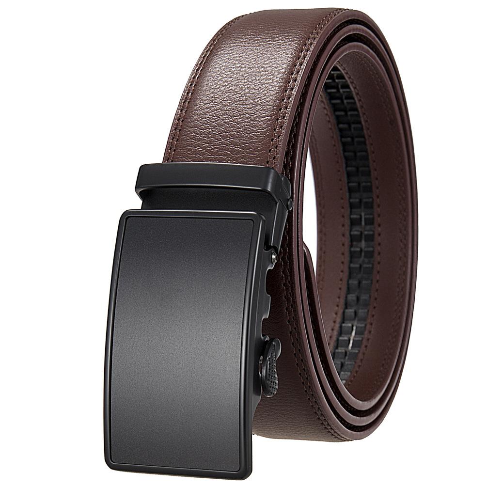 Berühmte Marke Gürtel Männlich Designer Automatikschließe Echtes Leder Herren Gürtel Luxus Gürtel für Männer 3,5cm Neu Schwarz Braun Übergröße