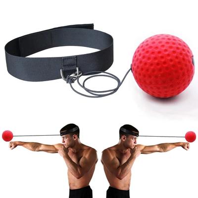 Boks Magic Ball Refleks Hız Eğitimi Kafa Bandı ile Boks Yumruk Topları El Göz Koordinasyonu Fitness Dövüş Sanatları Malzemeleri/