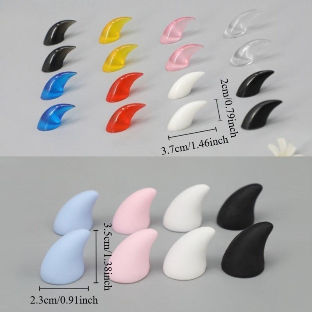 8 Stück Spitz/Stumpf Pelzige Krallen Nägel Epoxid DIY Tierpfoten Zubehör Cosplay Kostüm Zubehör
