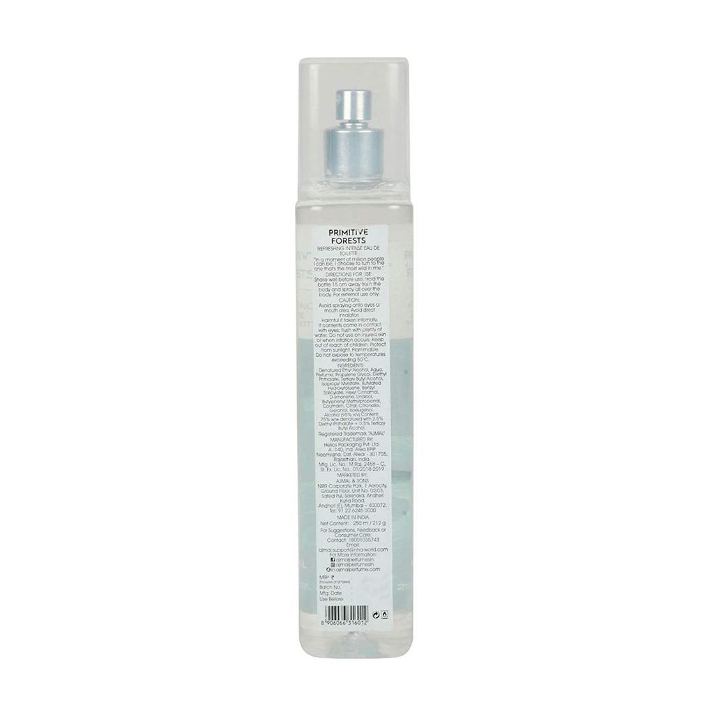 Eau De Toilette Primordial Forests (250 Ml), Primitive Forests Eau De Toilette, Ajmal Perfume