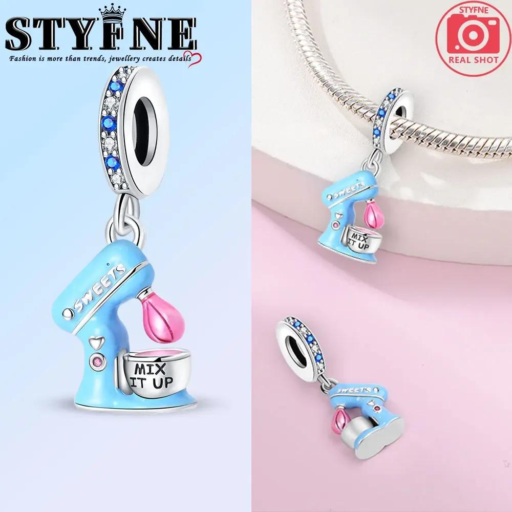 Anniversary Copper Color Breakfast Alarm Clock Beads Exquisite Daily Charms Pendants Fit Original Bracelets Diy Jewelry