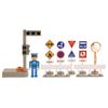 Toyco Light-Up! Sound Traffic Light Set
