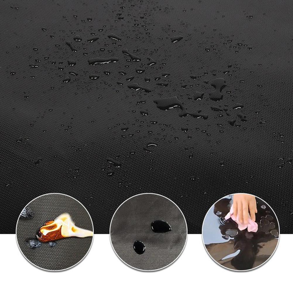 Half Circle Silicone Fireplace Carpet Fireproof Floor Mat Insulated Heat Resistant for Stove Grill Indoor Fire Use