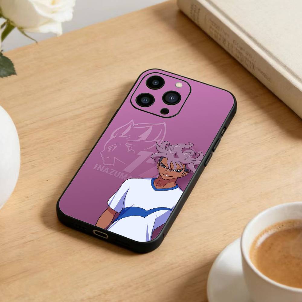 Cool Football InazumaS 11 Phone Case For iPhone 16,15,14,13,12,17,Pro Max,Plus Silicone Black Case