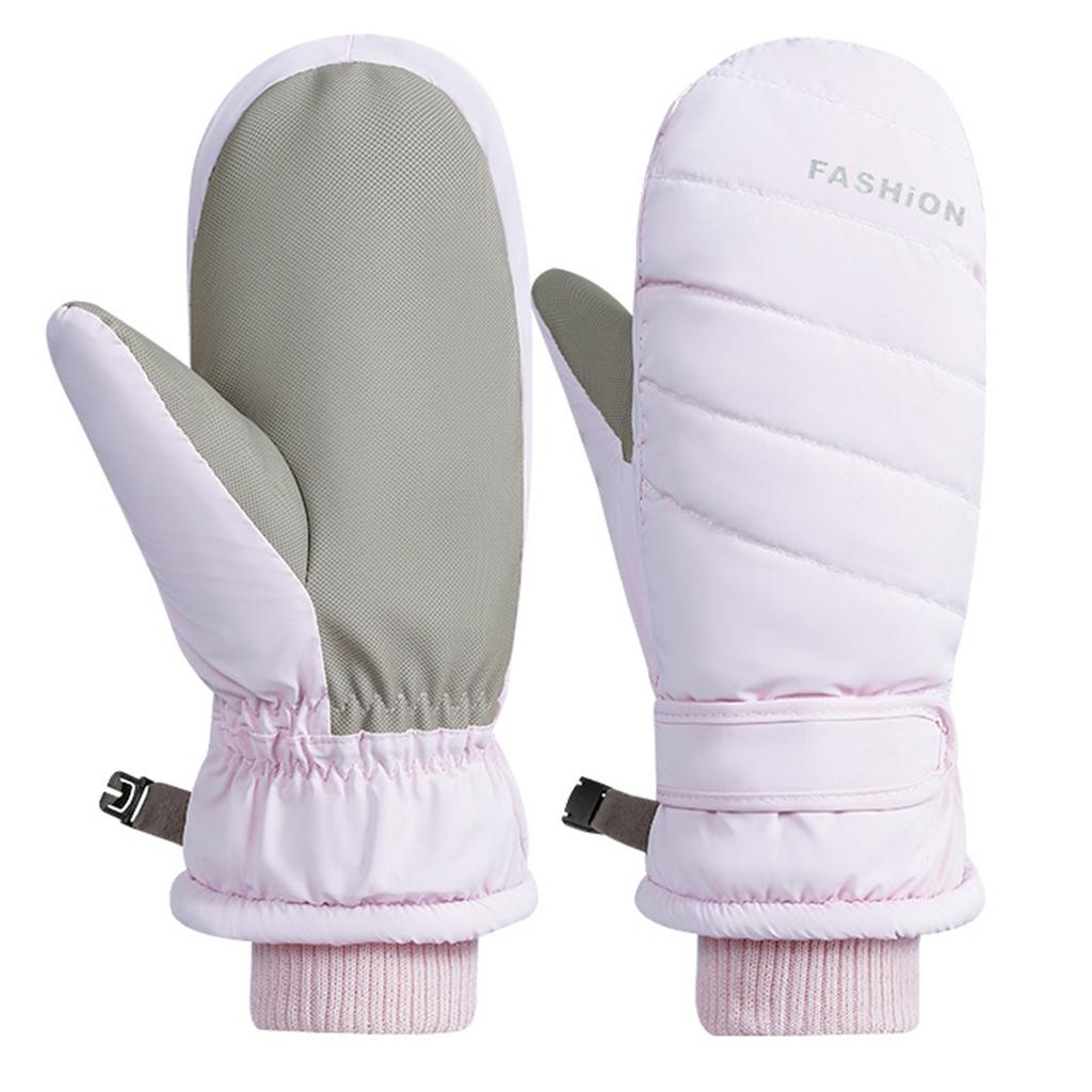 1pair Winter Waterproofed Insulated Gloves Outdoor Sports Mittens Skiing Gloves for Outdoor Sports and Snow Activity