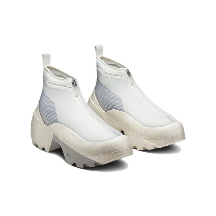 A-Cold-Wall* X Converse Geo Forma Boot Lily White Unisex Sneakers Cream Poppy-Seed A04136C
