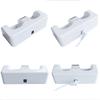 Ostent Charging Dock Station with 2 Battery Packs for Nintendo Wii Remote Controller White