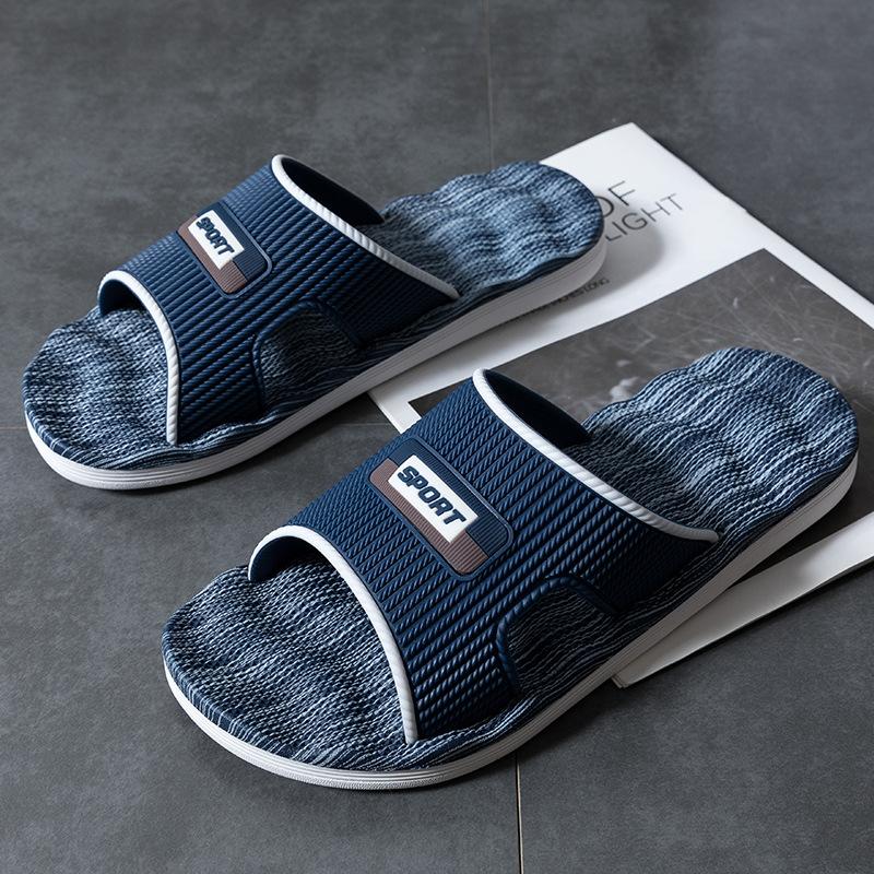 Extra Large Size 49 Slippers Men's Summer Outer Wear Trendy Men's Thick Bottom Non-slip Outdoor Internet Celebrities Step On Shit Cool Slippers Men