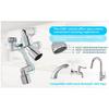 1080° Universal Rotation Faucet Extender Dual Mode Sprayer Head Kitchen Robot Arm Extension Taps Bathroom Swivel Faucet