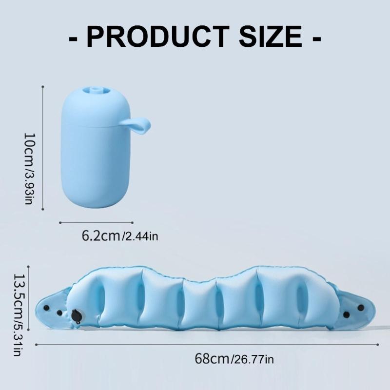 Inflatable Travel Neck Rest With Adjustable Air Volumes U Shape Contoured Suitable for Outdoor Activity