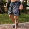 Summer 3D Printed Quick-Dry Beach Mesh Shorts, Men'S Fitness Printed Shorts