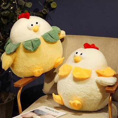 Cartoon Little Cock Plush Doll Couple Little Yellow Chicken Doll Children Bed Sleeping Throw Pillow Birthday Gift