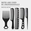 6pcs New Styling Hairdressing Men Women Beauty Salon Hair Hairdressing Black Brush Combs Hairbrush