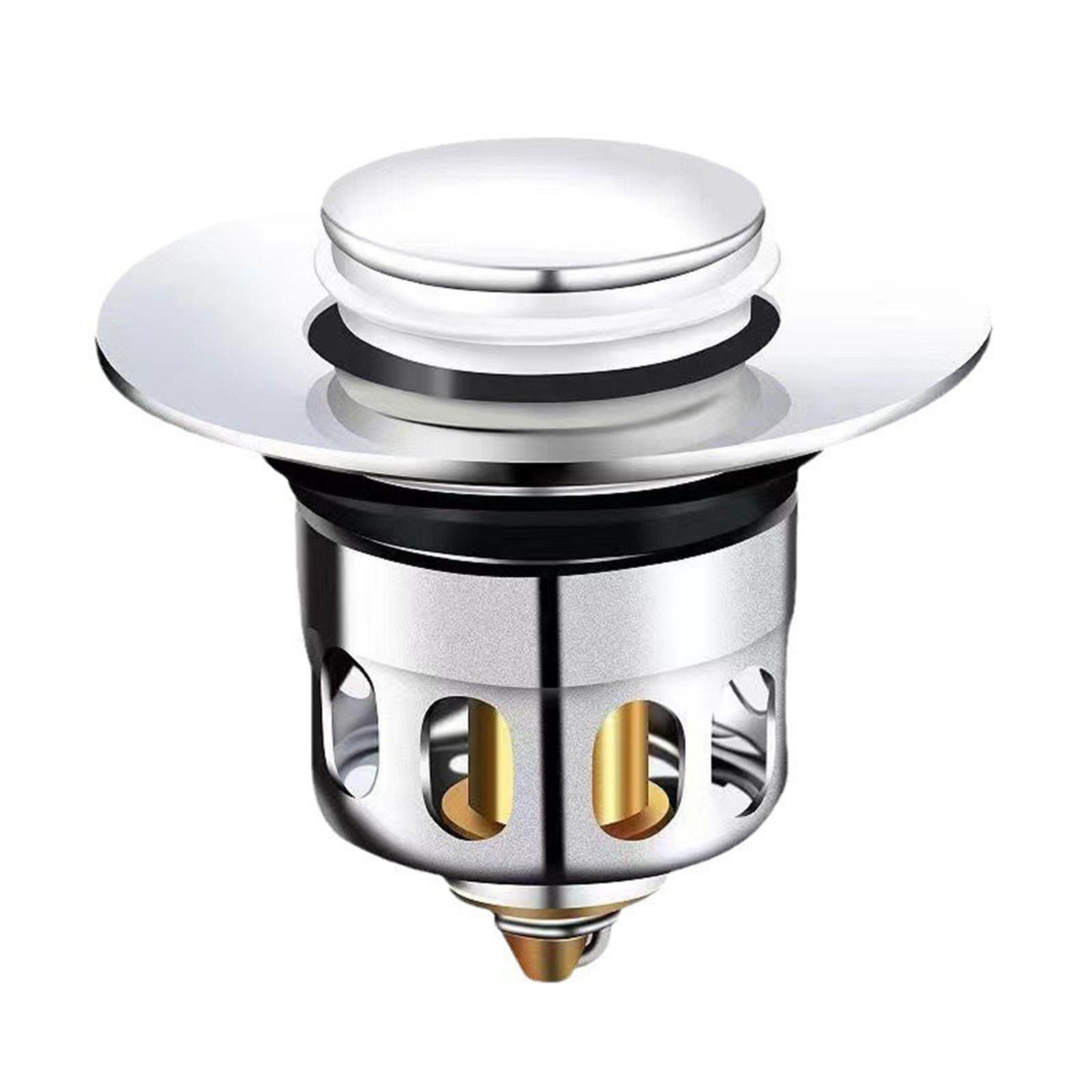 

Универсальный всплывающий сливной фильтр с корзиной Anti Clog, быстрое обновление сливного фильтра для раковины для кухни и ванной комнаты