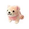 SK Japan Mochishiba the Loyal Dog Plush Ball Chain Charm - Sakura