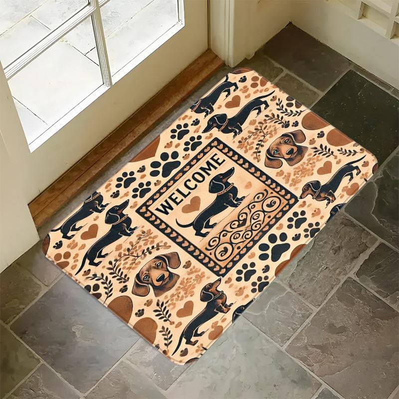 1PC Cute mat fox pattern Door Mats Kitchen Rugs Non-Slip Pop design Bathroom Rugs Bath Mat Carpet for Home Sink Laundry Decor