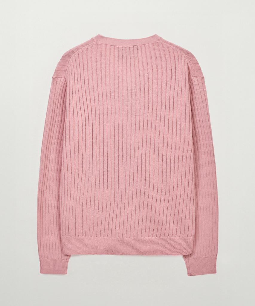 Satur Faro Linen Cardigan Pink