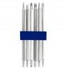 Set of 12 Steel Screwdrivers with Handle