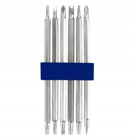 Set of 12 Steel Screwdrivers with Handle