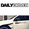 Daily Driven Letters Sticker Unique Reflective Funny Car Decals