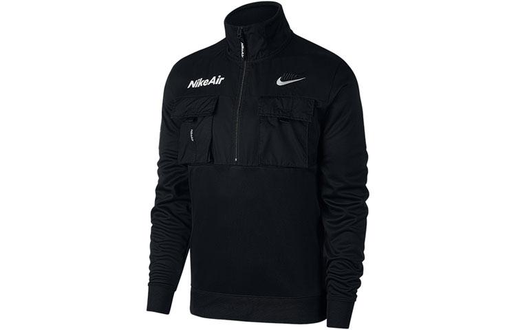 Nike Jackets Men s Black Stand Collar Moderate Workwear CU4169-010 S