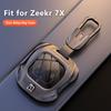 Zinc Alloy Silicone Car Key Case for For Zeekr 7X 2025 Keychain Remote Protection Cover Bag Shell Housing Holder Fob Accessories