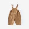 2025 Autumn Baby Korean-Style Cute Bear Overalls: Casual Infant Trousers
