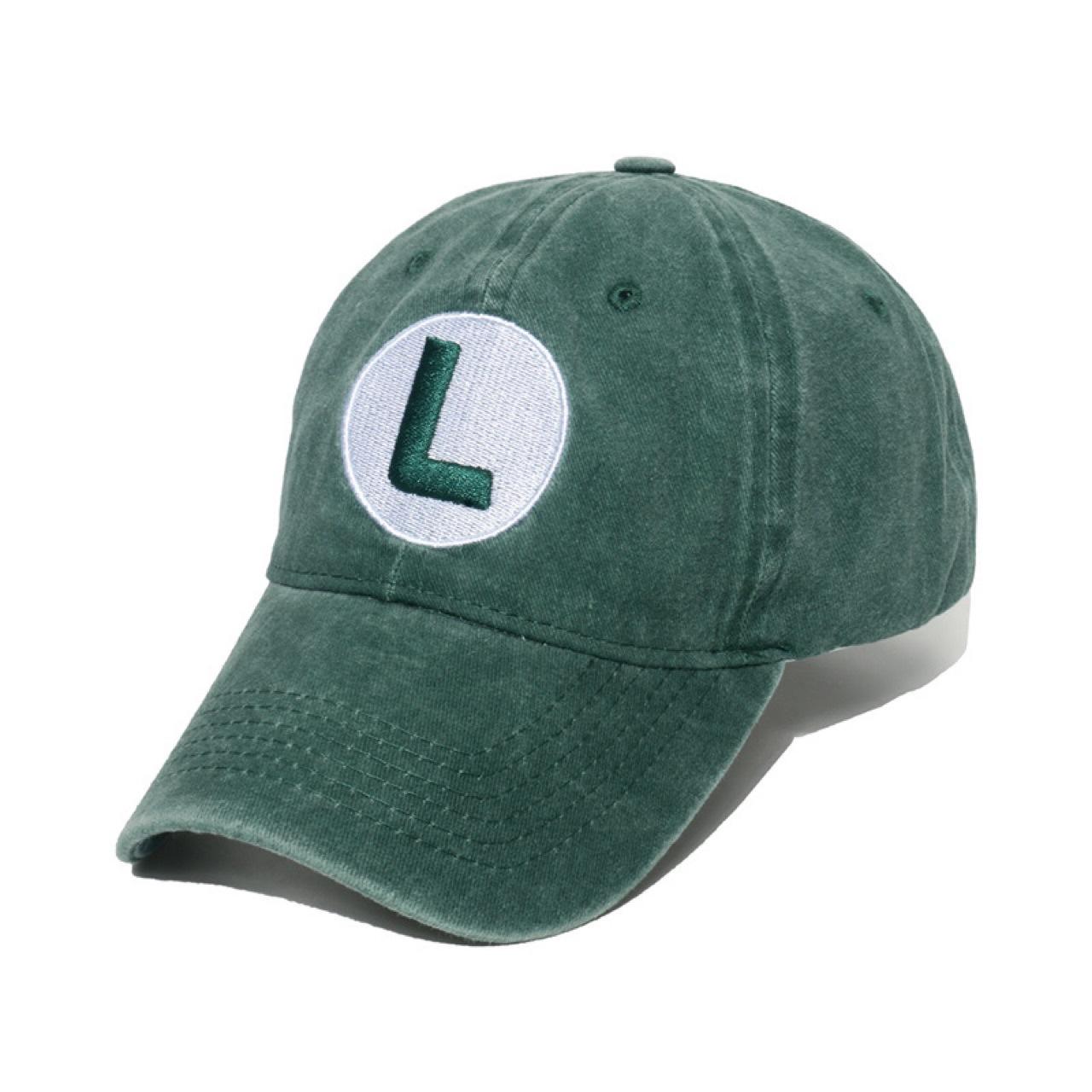 Anime game Super Luigi Brothers Cosplay Canvas Hat Sunscreen Sunshade Hat Duck Tongue Hat Baseball Cap