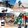 1Pair Skateboard Display Rack Acrylic Wall Stand Fixed Mount Indoor Floating Skateboard Storage Bracket Wall Holder