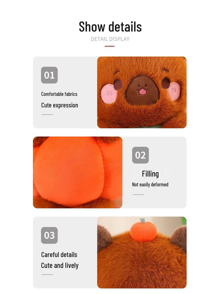 Adorable Fruit Animal Plush Toy for Sleeping, Hugging, and Home Decor