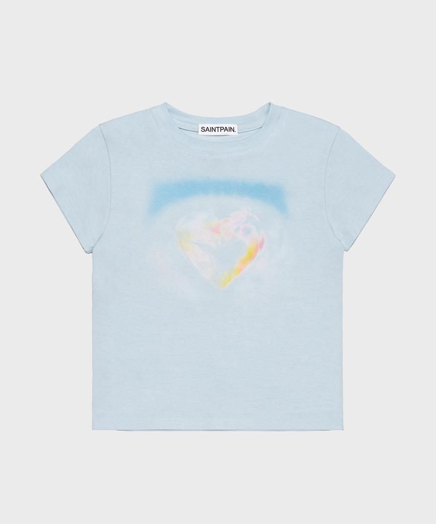 SAINTPAIN Sp Ethereal Crop Short Sleeve Tee Blue