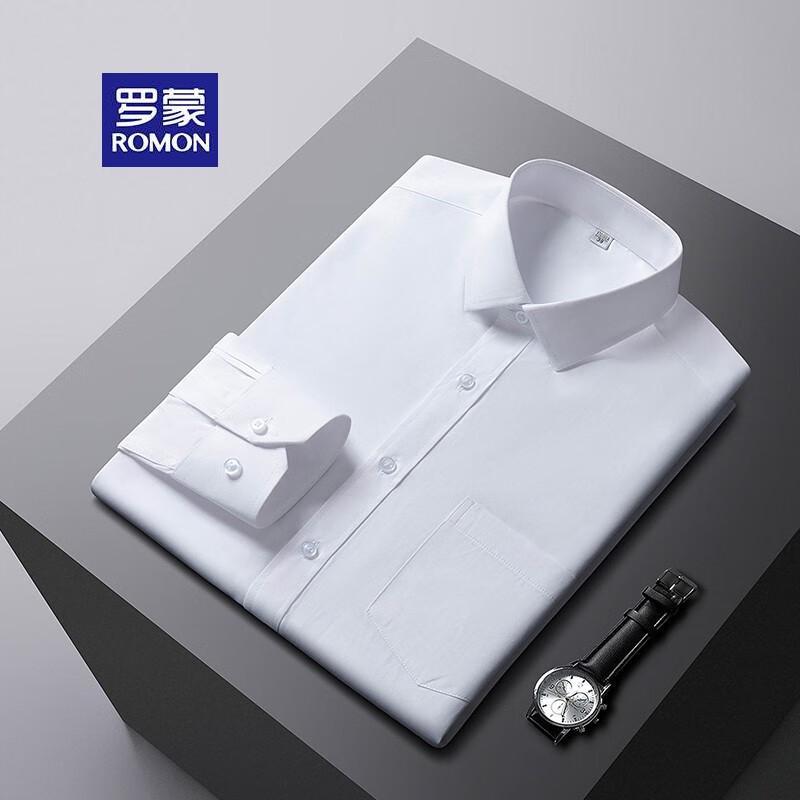 ROMON Men's Long Sleeve Business Shirt