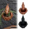 3D Printed Hanging Planter Bat Planter, Gothic Plant Pot, Unconventional Garden Supplies Halloween for Trailing Vines, Indoor Outdoor Decoration