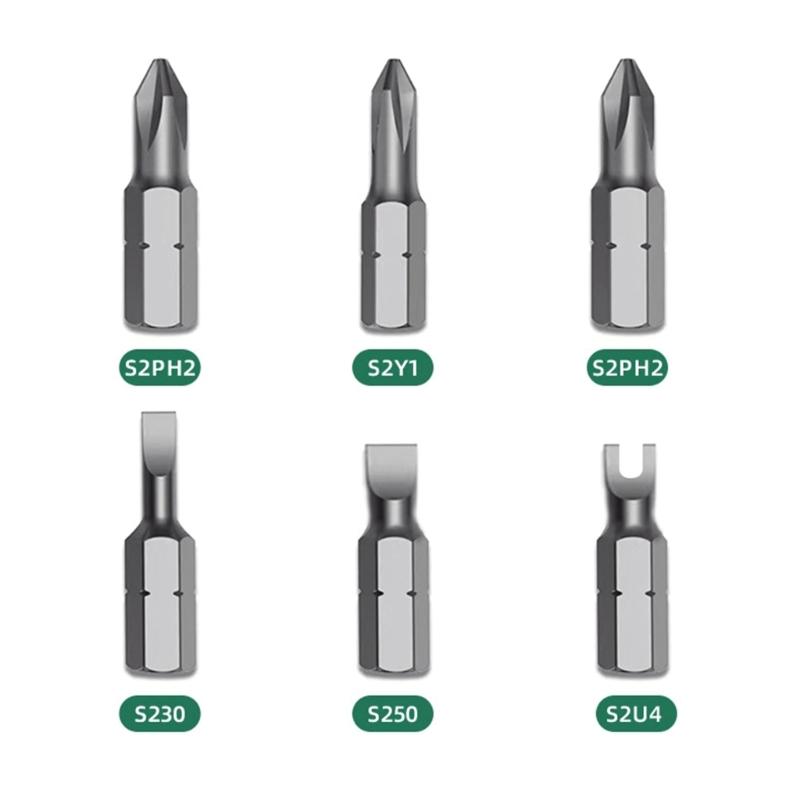 Multiuse Screwdriver Set With Steel Bits And Magnetic Tip For Efficient Use for Mechanical Automotive Maintenance