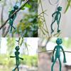 5Pcs Frogs Plant Stand Green Frogs Plant Frogs Plant Ties Garden Plant Auxiliary Plant Branch Correction Growth