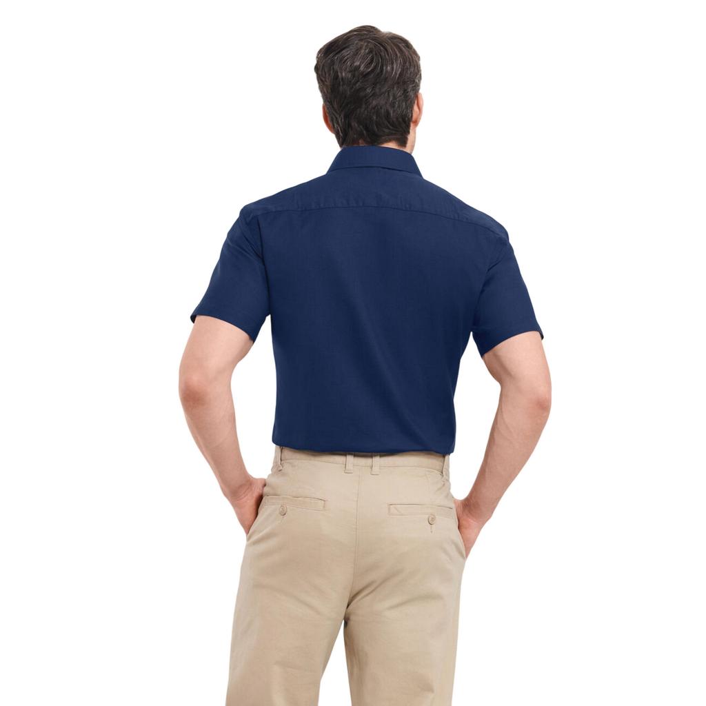 Russell Collection Mens Oxford Shirt