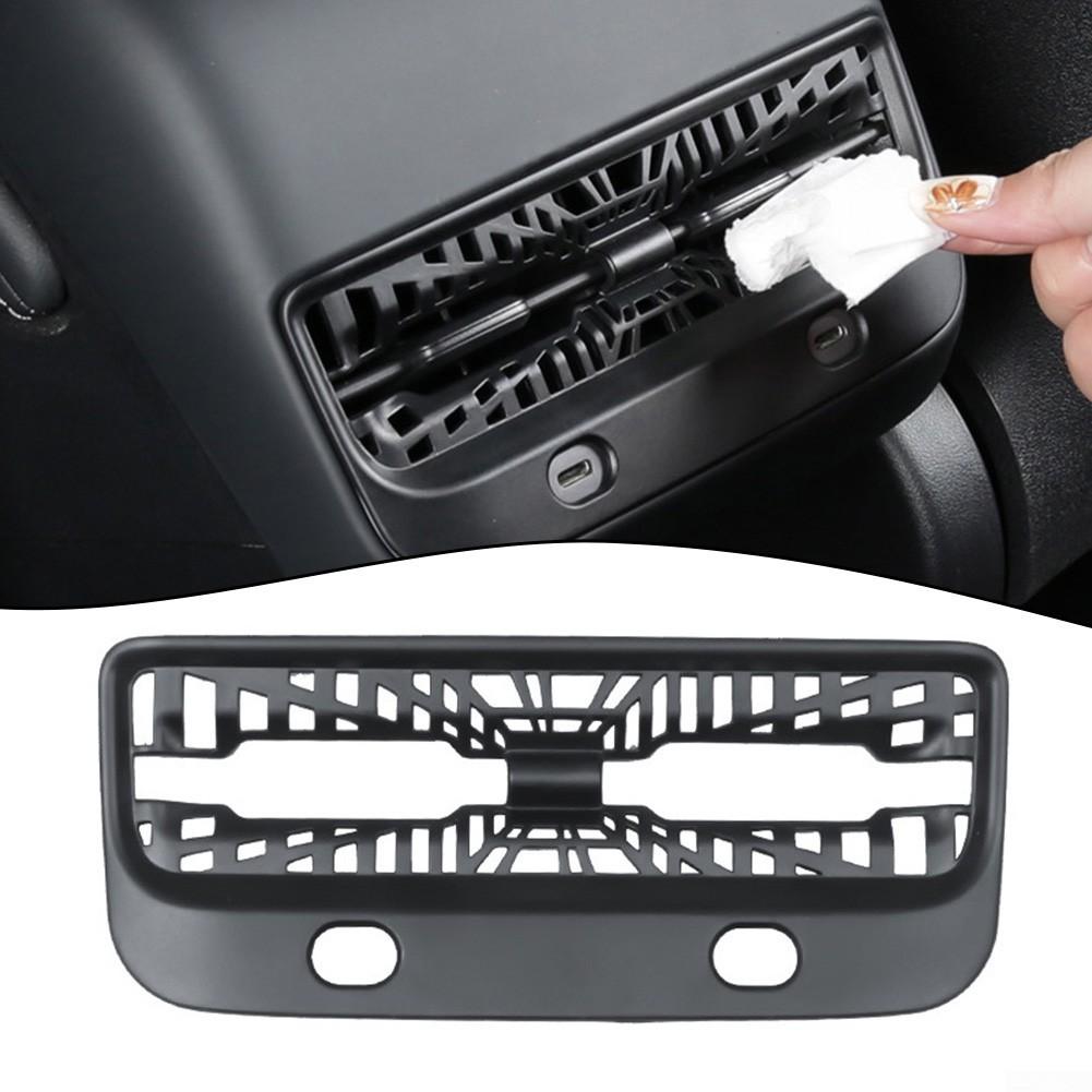 1 Stück hinterer Lüftungsauslass, 1 Stück, 1 x Zubehör, schwarz