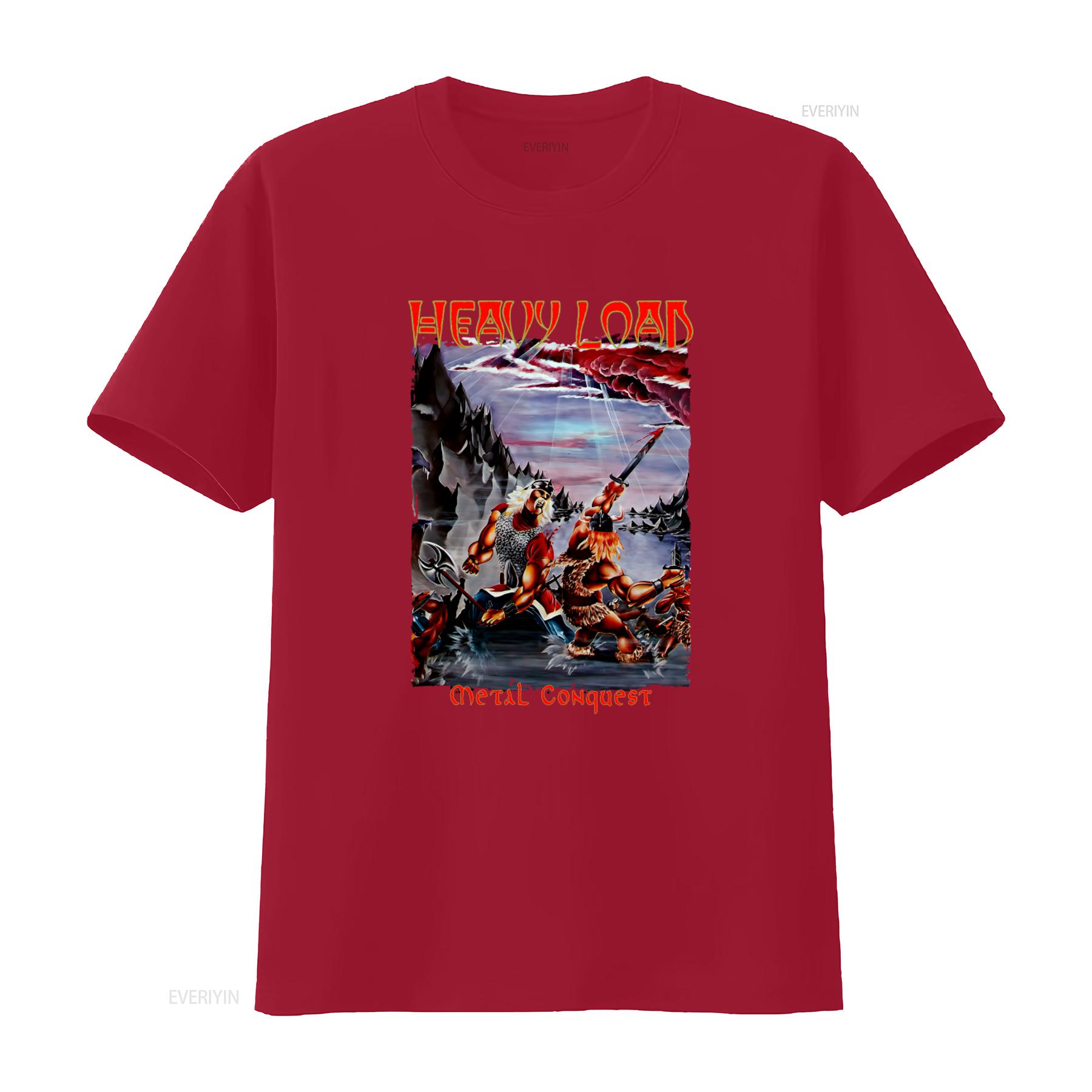 

Heavy Load Metal Conquest T Shirt New DTG Available in Sizes S 7XL vintage Washed streetwear Casual graphic Comfortable S