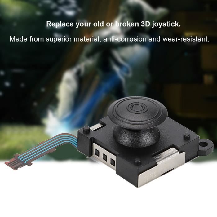 3D Analog Joystick for Sony PS Vita 2000, Wear-Resistant 3D Joystick with Durability, Gaming Thumb Grips