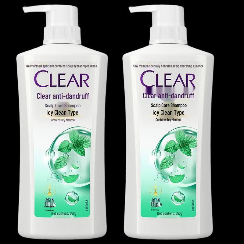

Clear Ice Cool Mint Anti-Dandruff Shampoo Twin Pack