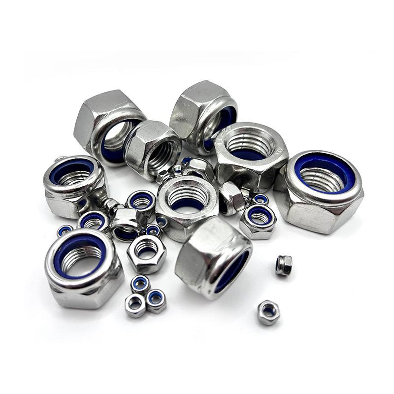 304 Stainless Steel Nylon-Insert Lock Nut DIN985