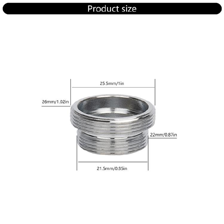 20 Pieces Tap Adapter Set Multipurpose Water Tap Connectors Thread Adapter for Kitchen Faucets and Garden Hose Use