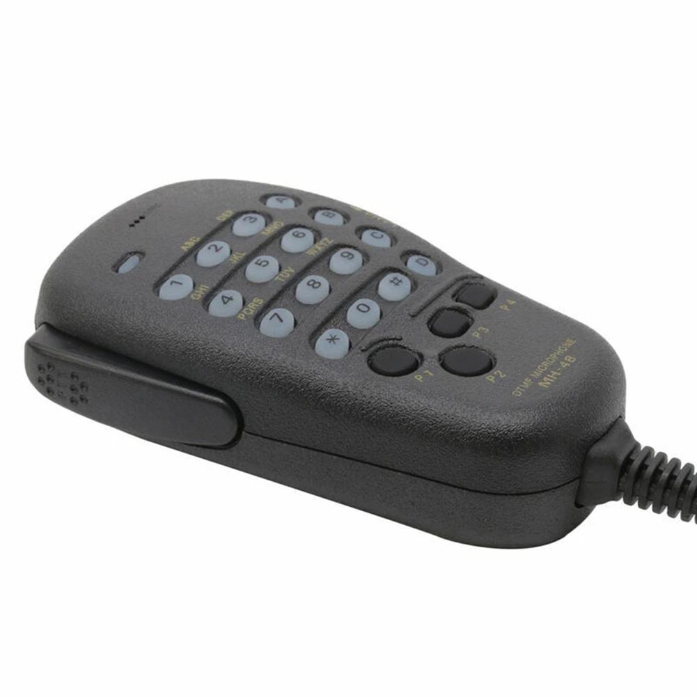 MH48A6J Mic for Yaesu FT7800R FT8800 FT8900R FT7900R FT1807 FT1907 with Coiled Cable and Four User Programmable Keys