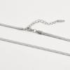 40+5cm Different Hollow Rectangle Snake Chain Stainless Steel Necklaces For Women Men Jewelry On The Neck Decor Choker DIY Charm