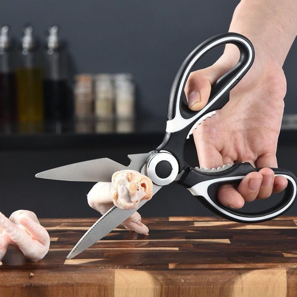 Multifunktionale Küchenschere für den Haushalt, zum Töten von Fisch, zum Schneiden von Gemüse, zum Braten von Broilern, Knochenschere aus Edelstahl