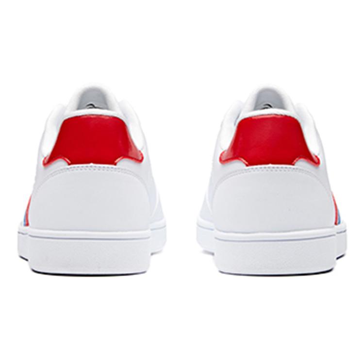 Anta Wear Resistant And Lightweight Low Top Skateboard Shoes Men's White Red Blue 91918011-2