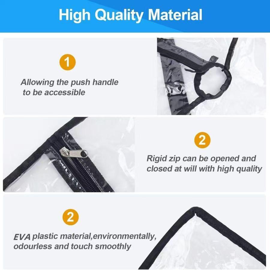 Universal Cover for Stroller/RV Handcart: Windproof, Sunshade, Rain & Dust Protection