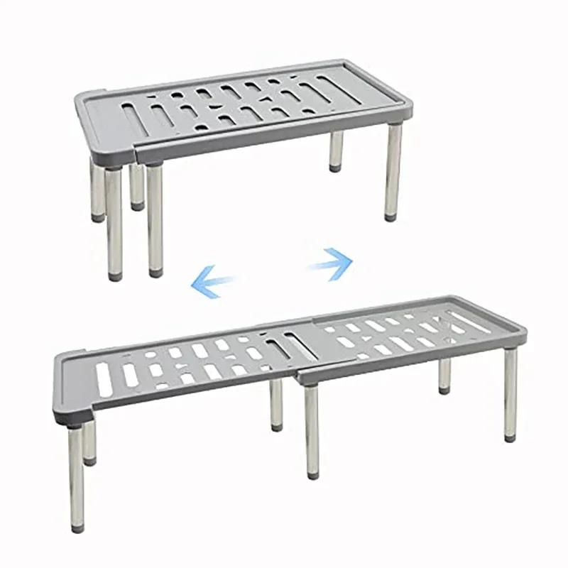 Scalable Shelves 1-piece Multifunctional Storage Rack Home Goods Manager Seasoning Bottle Kitchen Space Saving Storage Rack