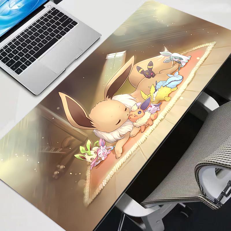 Mouse Pad durable Gaming Large Pokemon Pikachu Dywan Gamer Keyboard Desk Mat Table Carpet Mousepad XXL x For Computer
