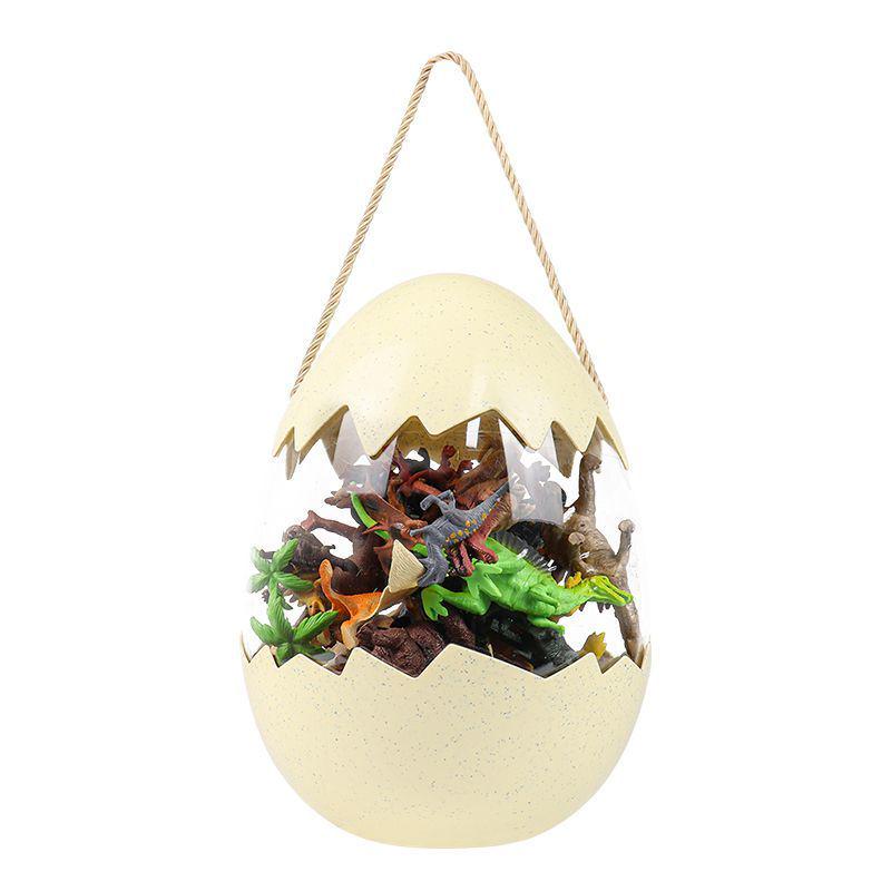 Interactive Dinosaur Egg Toys: Jungle Jurassic PVC Models for Kids' Cognitive Play